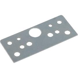 Artikelbild für MARCHESI Distanzplatte für Zusatzschloss, 1 mm, Stahl verzinkt