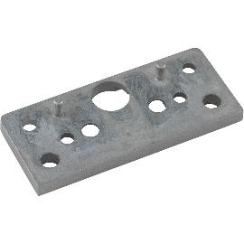 Artikelbild für MARCHESI Distanzplatte für Zusatzschloss, 5 mm, Zinkdruckguss silberfärbig