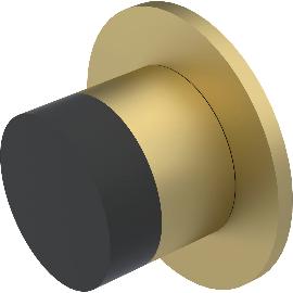 Obrázek produktu pro KWS nástěnný doraz dveří 2007 ø 50 mm, hliník, mosaz barva, eloxovaný