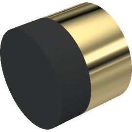 Obrázek produktu pro KWS nástěnný doraz dveří 2008 ø 30 mm, leštěná mosaz