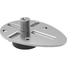 Termékkép Csavarozható magasságállító,ø 28mm, magasság 16 mm, acél/műanyag