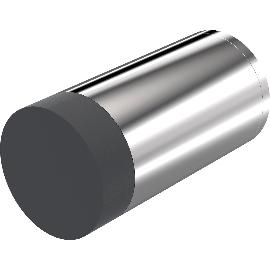 Obrázek produktu pro KWS stěnový dveřní doraz 2070 ø 30 mm, délka 60 mm, nerez ocel leštěná