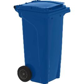Artikelbild für Mülltonne 120 Liter Kunststoff blau Urban