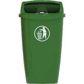 Artikelbild für Papierkorb Optima 50 Liter grün