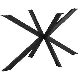 Artikelbild für Tischgestell Etsi sternförmig, Länge 1400 mm, Stahl schwarz strukturiert