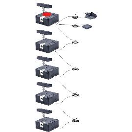 Obrázok pre SOLO elektronický zámok set 5 čelá 125 kHz, zamak/čierny plast