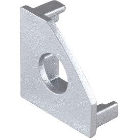 Slika artikla za Zaključna kapa BLine-S COR z izvrtino, barva aluminija