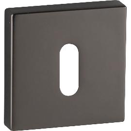 Slika artikla za MARCHESI rozeta za ključe, BB, 52 x 52, višina 10 mm, zamak, nikljan, temen, mat