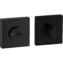 Slika artikla za MARCHESI WC-rozeta, 52 x 52, višina 10 mm, zamak, črn, mat