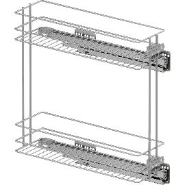 Obrázok pre VS SUB Rack výsuv do spodnej skrinky Classic ŠK 200 mm strieborný