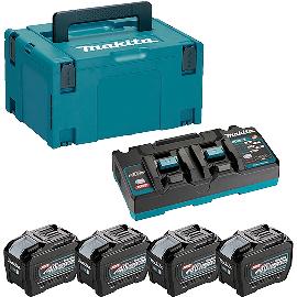 Artikelbild für MAKITA Akku-Powerkit Source 40 Volt / 4 Stück 8,0 Ah Akkus und Ladegerät DC40RB