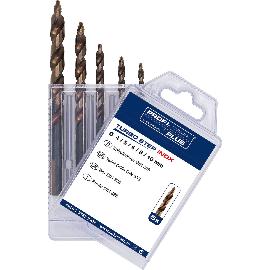 Artikelbild für BOHRCRAFT Bohrer-Kassette Turbo Step DIN338 HSS-E Co5 ø 4-10 mm 5-teilig