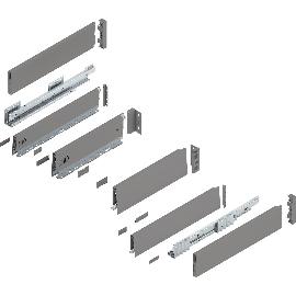 Artikelbild für BLUM MERIVOBOX Spülenauszug SET Höhe E-Boxcap BLUMOTION B,40kg,NL 450,Indiumgrau