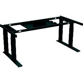 Artikelbild für Tischgestell Worktec 4-Säulen elektrisch verstellbar Breite 1800mm Weißaluminium