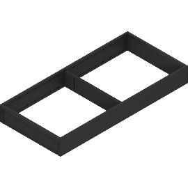 Artikelbild für BLUM AMBIA-LINE Schubkastenrahmen breit, NL450mm, Stahl Carbonschwarz matt