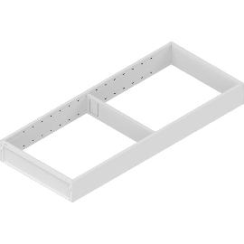 Imagine produs pentru Cadru lat compartimentare BLUM AMBIA-LINE, LN 500mm, otel alb matase mat