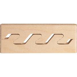Artikelbild für Einhängebeschlag SOLID-M, 164 x 40 x 12 mm, Birke Multiplex roh