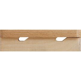 Artikelbild für Einhängebeschlag SOLID SL-M, 164 x 38 x 15 mm, Birke Multiplex roh