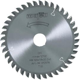 Artikelbild für MAFELL Kreissägeblatt HW ø 120x1,8x20mm Z40 Trapezzahn (TR)