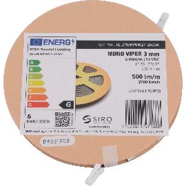 Artikelbild fĂĽr SIRO LED-Band SL-VIPER 3mm 6W/m 2700K, 24 V/DC, 1500 mm