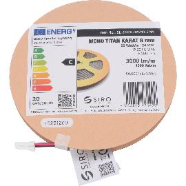 Artikelbild für SIRO LED-Band SL-CARAT 8mm 20W/m 4000K, 24 V/DC, Rolle 5 m