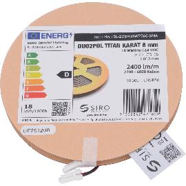 Artikelbild fĂĽr SIRO LED-Band SL-TITAN KARAT DUO2POL 8mm 18W/m 2200K-6000K, 24 V/DC, Rolle 5 m