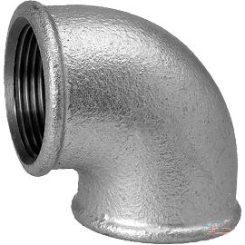 Artikelbild für HS FITTINGS Winkel 90° DN25 (1") TG verzinkt