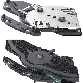 Obrázek produktu pro HETTICH FurnSpin M otočné kování pravé se Silent System