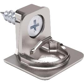 Immagine dell'articolo per Reggiripiano PK2, avvitare, spess. ripiano 18/19mm, ø3mm, zama nichelata