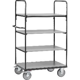 Imagine produs pentru Carucior etajat FETRA, 4 etaje, 1000x600mm, capacitate portanta 600kg