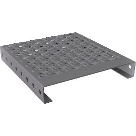 Artikelbild für Blechprofilrost Formstep N, R12, 270 x 800 mm