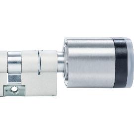 Artikelbild für ABUS TECTIQ Knaufhalbzylinder E30/10 mm Elektronik einseitig rund Schwarz