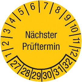 Artikelbild für Prüfplakette "Nächster Prüftermin" 30mm - 15 Stück