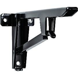 Artikelbild für Konsole KL klappbar, Höhe 134 mm, Tiefe 330 mm, Tragkraft 75 kg, Stahl schwarz
