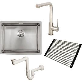 Immagine dell'articolo per SOLIDO set per lavello inox 500 senza mensola per rubinetteria