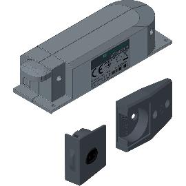 Artikelbild für PEKA Öffnungssystem E-Touch+ Hochschrank Standard Anthrazit