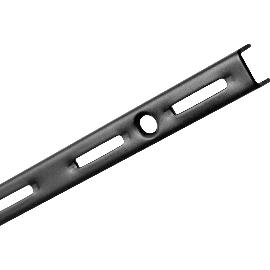 Artikelbild für ALFER ELEMENT SYSTEM Wandschiene Classic 50 einreihig 500 mm schwarz matt