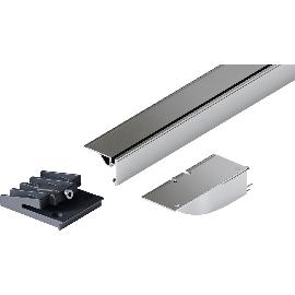 Slika artikla za HAWA Folding Concepta III V2 set tirnic ličnica, 3-delni, leva, aluminij, elo.