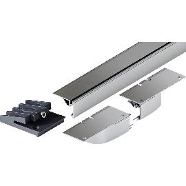 Slika artikla za HAWA Folding Concepta III V2 set tirnic ličnica, 4-delni, aluminij, eloksiran