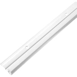 Obrázek produktu pro Nástěnná lišta Easy 10008, délka 2032 mm, ocel bílá (odpovídající RAL 9003)