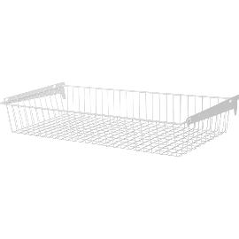 Obrázek produktu pro Drát. koš 10705, B 800, H 120, T 350, ocel, bílá (podobná RAL 9003)