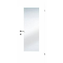 Slika artikla za Gladka notranja vrata Smart SOLIDO CPL,briljan. bela,steklo,de. ZMK 850/2030 mm