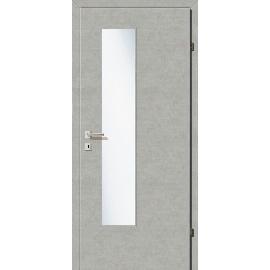 Obrázek produktu pro SOLIDO Soft interiérové dveře CPL Velaur šed SK/EN-S pravé VRD 950/2030 mm