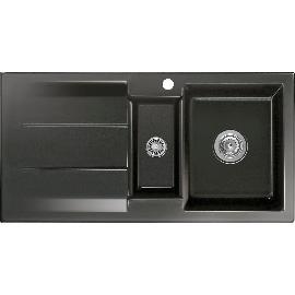 Artikelbild für SYSTEMCERAM Einbauspüle Genea 100, 1000 x 510 mm ±1,5% rev., Nero
