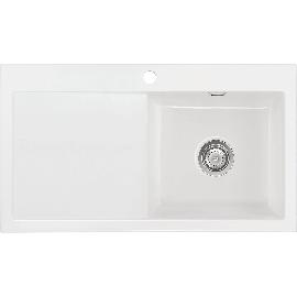 Artikelbild für SYSTEMCERAM Einbauspüle Mera 90, 900 x 510 mm ±1,5% Tt. links, Grönland