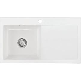 Artikelbild für SYSTEMCERAM Einbauspüle Mera 90, 900 x 510 mm Tt. rechts, Grönland