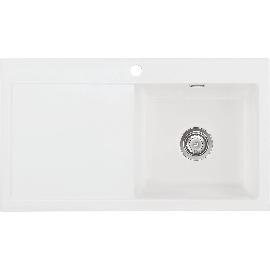 Artikelbild für SYSTEMCERAM Einbauspüle Mera 90, 900 x 510 mm ±1,5% Tt. links, Polar