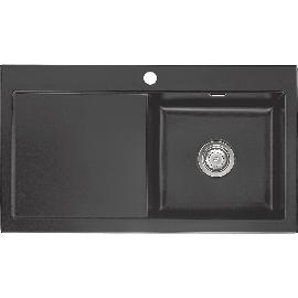Artikelbild für SYSTEMCERAM Einbauspüle Mera 90, 900 x 510 mm ±1,5% Tt. links, Schiefer