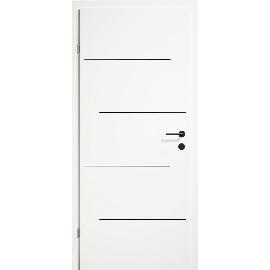 Artikelbild für SOLIDO Creativtüre Relief-Q weiß lackiert Reliefdekor schwarz VB LI 850/2030