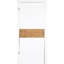 Termékkép DANA Meteor Q ajtó fehér lakkozott / Country tölgy teliajtó balos 650/2030 mm